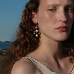 Tomfoolery Pearl Balance Drop Earrings Best
