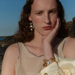 Tomfoolery Pearl Balance Drop Earrings Best