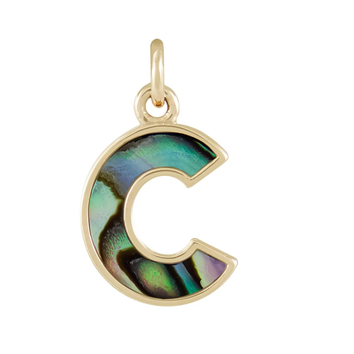 Tomfoolery Pearl Initial Plaque Pendant Outlet