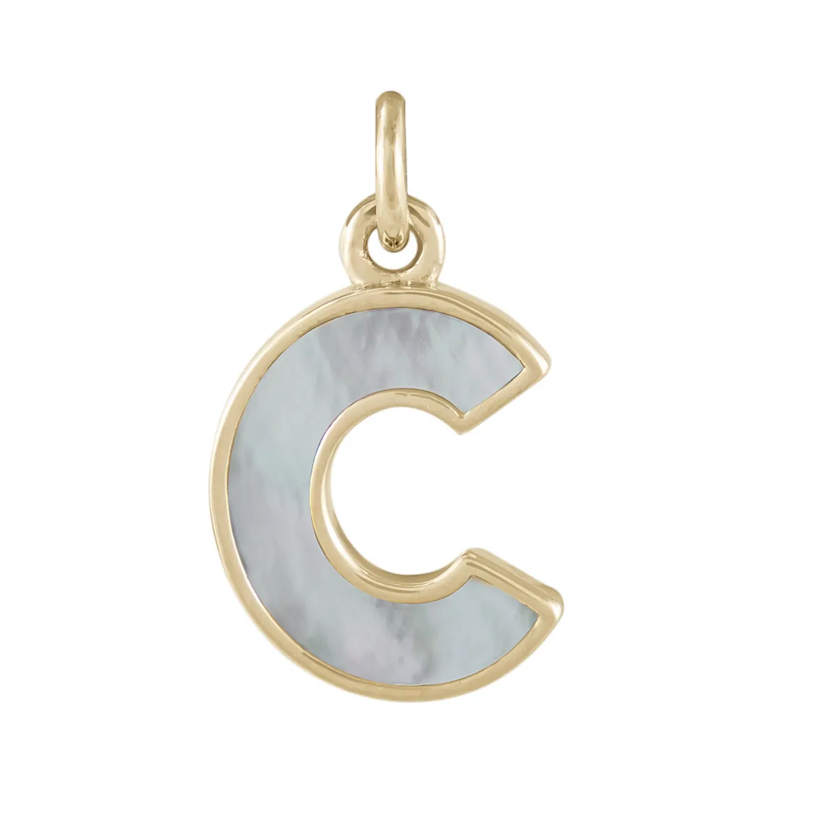 Tomfoolery Pearl Initial Plaque Pendant Outlet