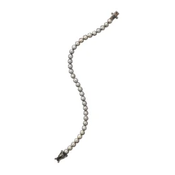 Tomfoolery Pearl Petite Dot Tennis Bracelet Online