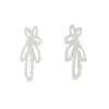 Tomfoolery Pearl Strand Flower Earrings Clearance