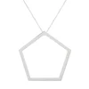 Tomfoolery Pentagon Long Drop Pendant Best