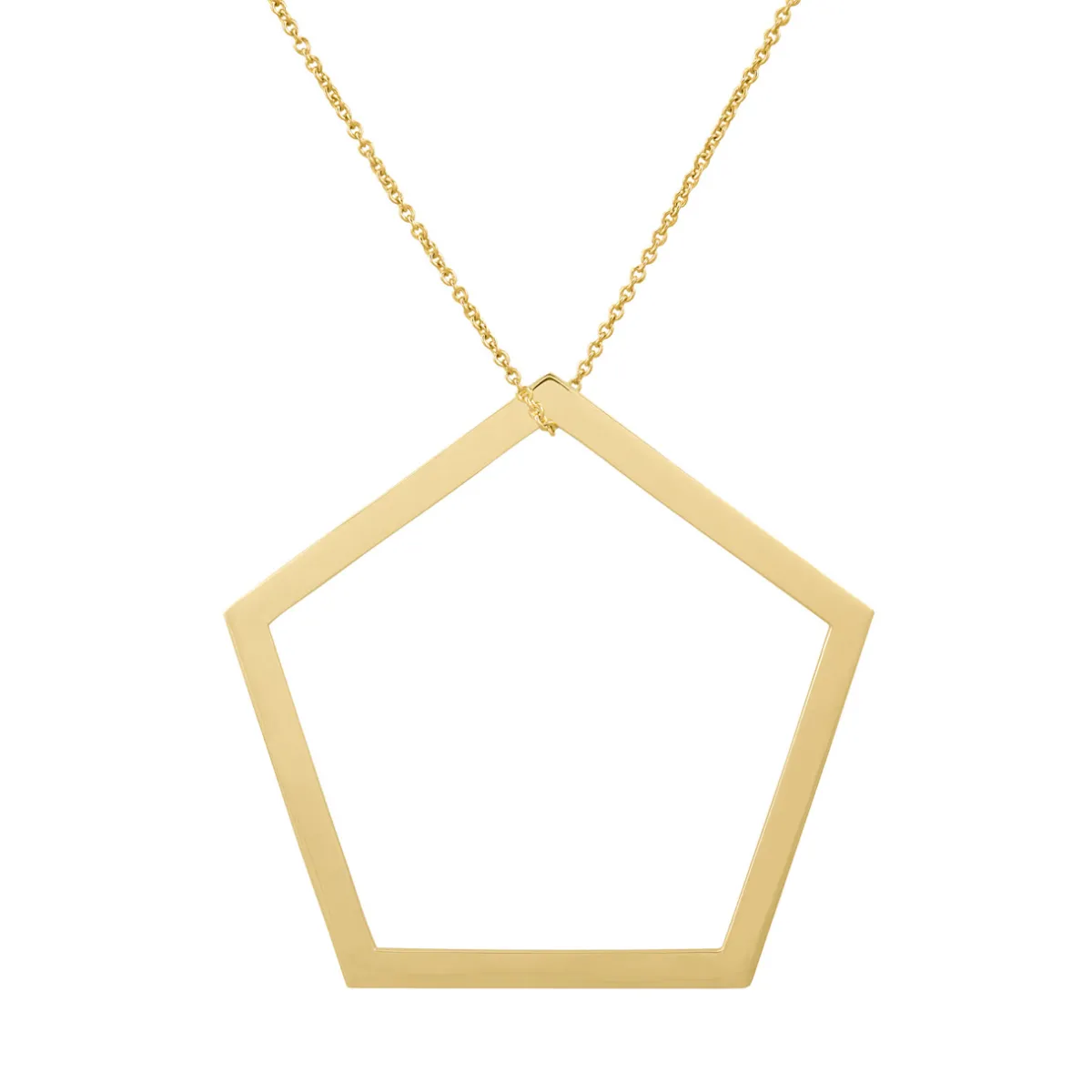 Tomfoolery Pentagon Long Drop Pendant Best