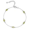 Tomfoolery Peridot Octagon Beaded Bracelet Discount