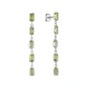 Tomfoolery Peridot Octagon Drop Earrings Clearance