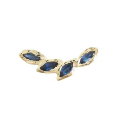 Tomfoolery Petal Sapphire Ear Crawler New