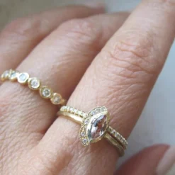Tomfoolery Petite Native Morganite Ring Hot