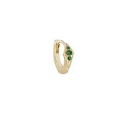 Tomfoolery Petite Point Gemstone Huggie Outlet