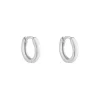 Tomfoolery Petite Silver Fold Hoop 10mm Best