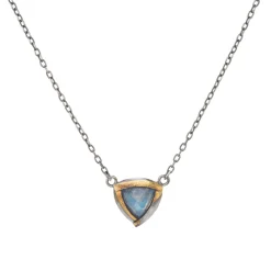 Tomfoolery Petite Tri Fold Moonstone Pendant Clearance