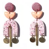 Tomfoolery Pink Horseshoe Drop Earrings Sale