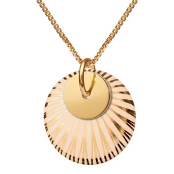 Tomfoolery Porcelain & Gold Plated Splash Duo Necklace New