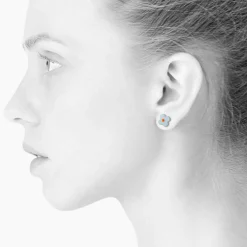 Tomfoolery Porcelain Aura Flower Studs Online