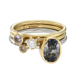 Tomfoolery Purple Sapphire & Yellow Gold Ring Sale