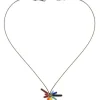 Tomfoolery Rainbow Bar Burst Necklace Outlet