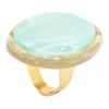 Tomfoolery Rayne Resin Oval Ring in Menthol Best