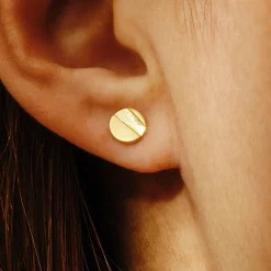 Tomfoolery Rayon Circle Studs 0.2 Best