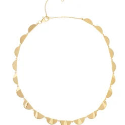 Tomfoolery Rayon Full Half Circle Necklace Fashion