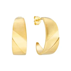 Tomfoolery Rayon Large Hoops Fashion