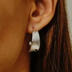 Tomfoolery Rayon Large Hoops Fashion
