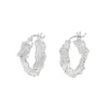 Tomfoolery Rebutia Small Silver Hoops Fashion