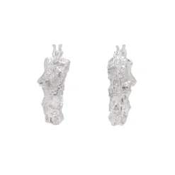 Tomfoolery Rebutia Small Silver Hoops Fashion