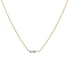 Tomfoolery Rene Oval & Tapered Baguette Mini Diamond Pendant Sale