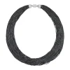 Tomfoolery Rhodium Plated Silver Chunky Chain Necklace Clearance
