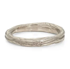 Tomfoolery Ripple Fine 18ct White Gold Ring Discount
