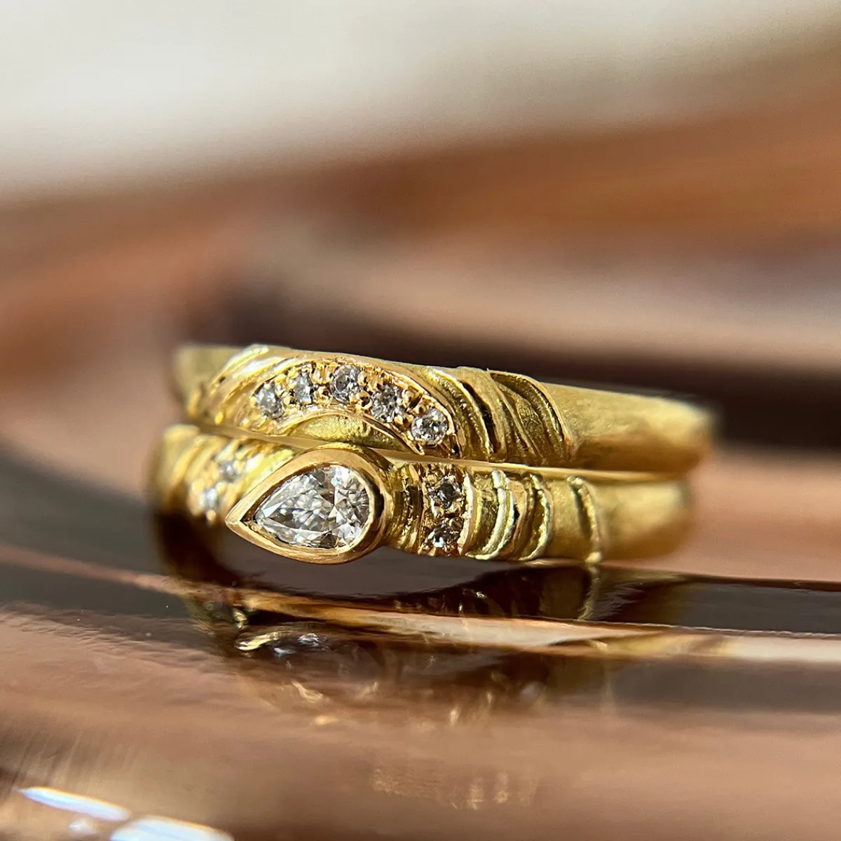Tomfoolery Ripples Band Ring Sale