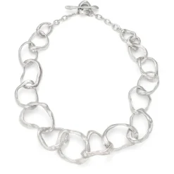 Tomfoolery Rock Drawing Silver Necklace Online
