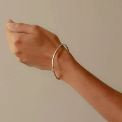 Tomfoolery Rock Fine Bangle Silver Online