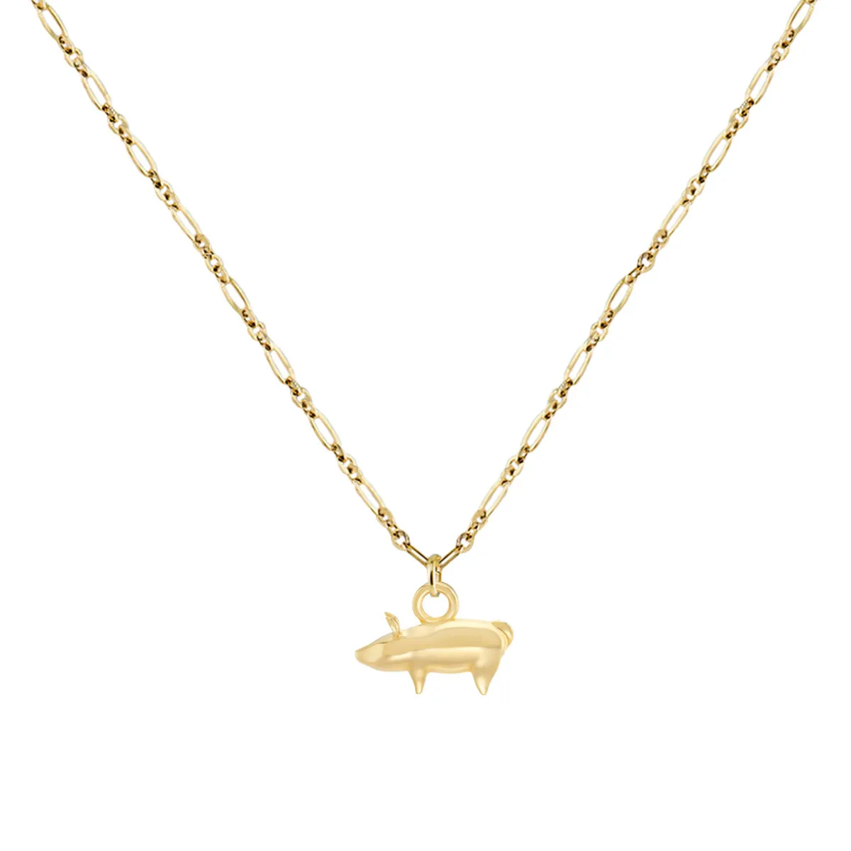 Tomfoolery Roma Gold Piglet Espirit Pendant New