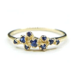 Tomfoolery Rose Bush Ring with Blue Sapphire Best