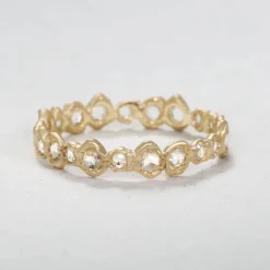 Tomfoolery Rose Cut Diamond Eternity Band Online