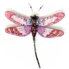 Tomfoolery Roseate Shimmer Dragonfly Beaded Sequin Brooch Outlet