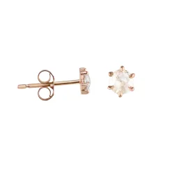 Tomfoolery Rose-Cut Diamond Studs Fashion