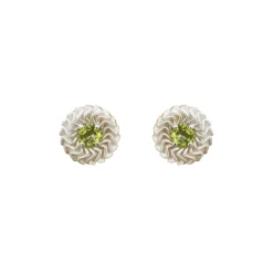 Tomfoolery Rosette Silver Studs(Out of Stock) Clearance