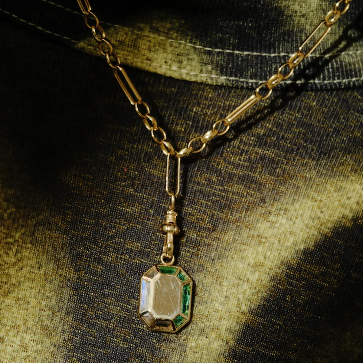 Tomfoolery Ruby Octagon Charm Outlet