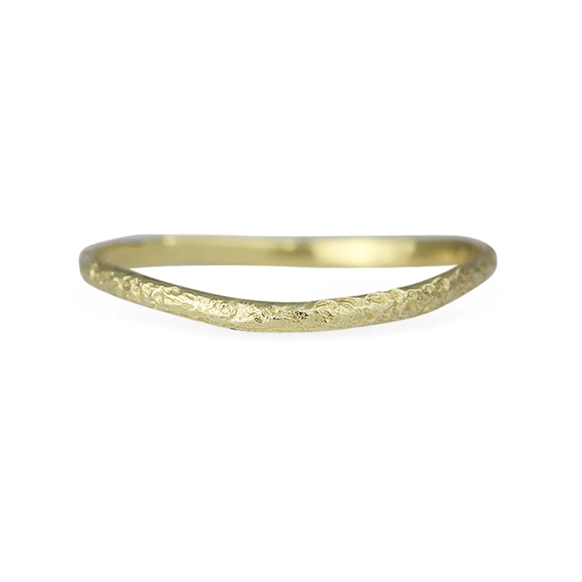 Tomfoolery Rustic Textured Wave Ring Online