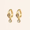 Tomfoolery Safra Labradorite Drop Hoops Best