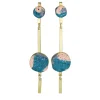 Tomfoolery Salo Earrings in Teal Sale