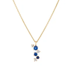 Tomfoolery Scatter Trio Blue Sapphire Cascade Pendant Online