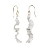 Tomfoolery Sea Grass Drop Earrings Silver Outlet