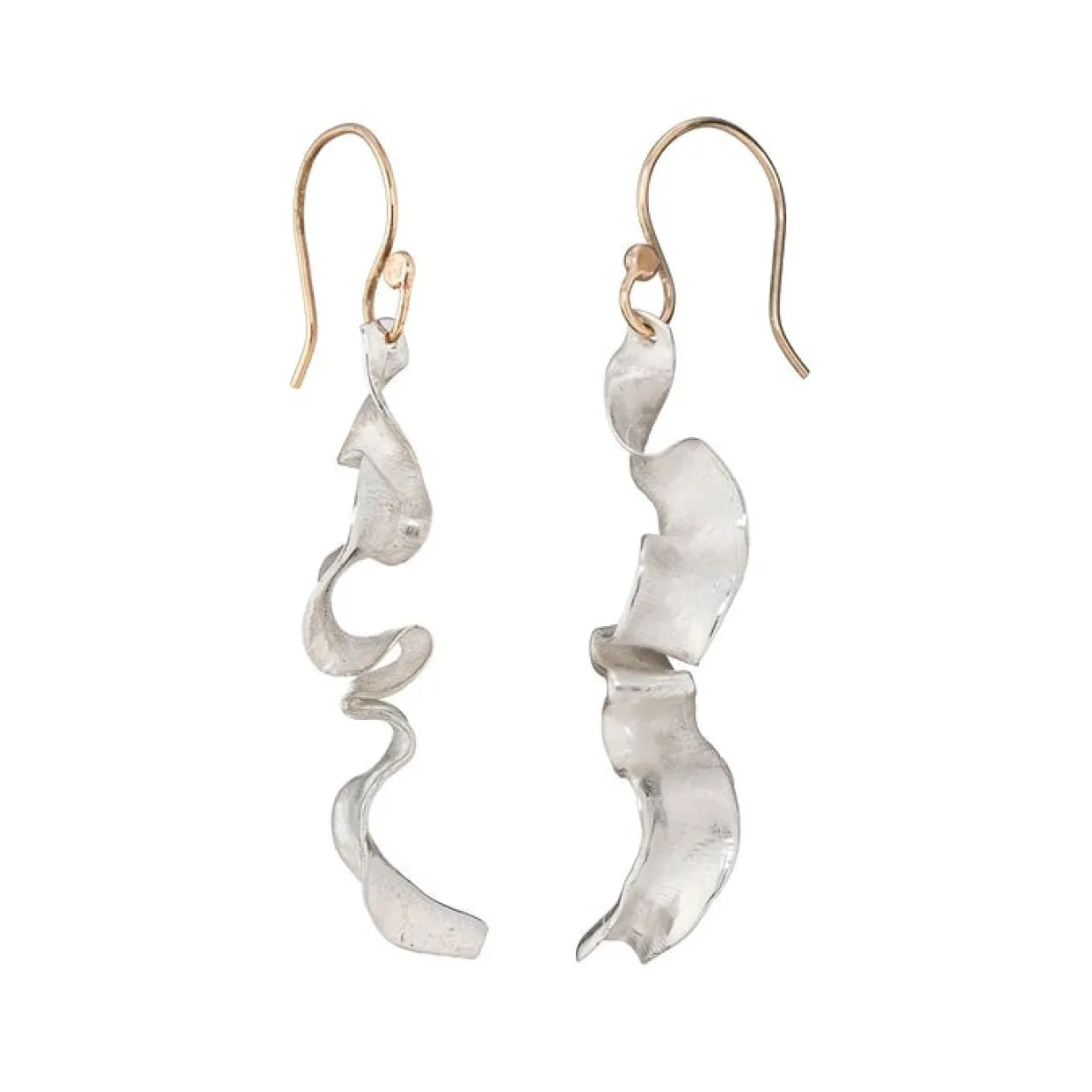 Tomfoolery Sea Grass Drop Earrings Silver Outlet
