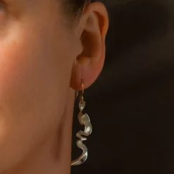 Tomfoolery Sea Grass Drop Earrings Silver Outlet