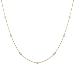 Tomfoolery Seven Diamond By The Yard Necklace Sale