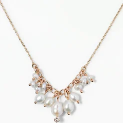 Tomfoolery Shadow Diamond & Pearl Necklace Sale