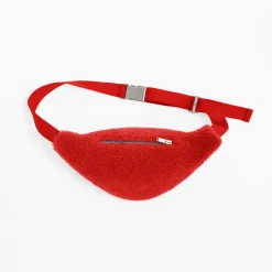Tomfoolery Sheepskin Red Bum Bag Hot